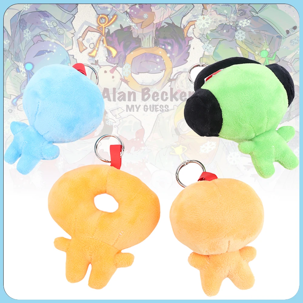 Pelúcia Hot Youtooz Alan Becker: Boneco de Pelúcia de Desenho Animado Fofo, Brinquedo de Pelúcia Kawaii, Chaveiro Pingente, Presente de Aniversário Infantil