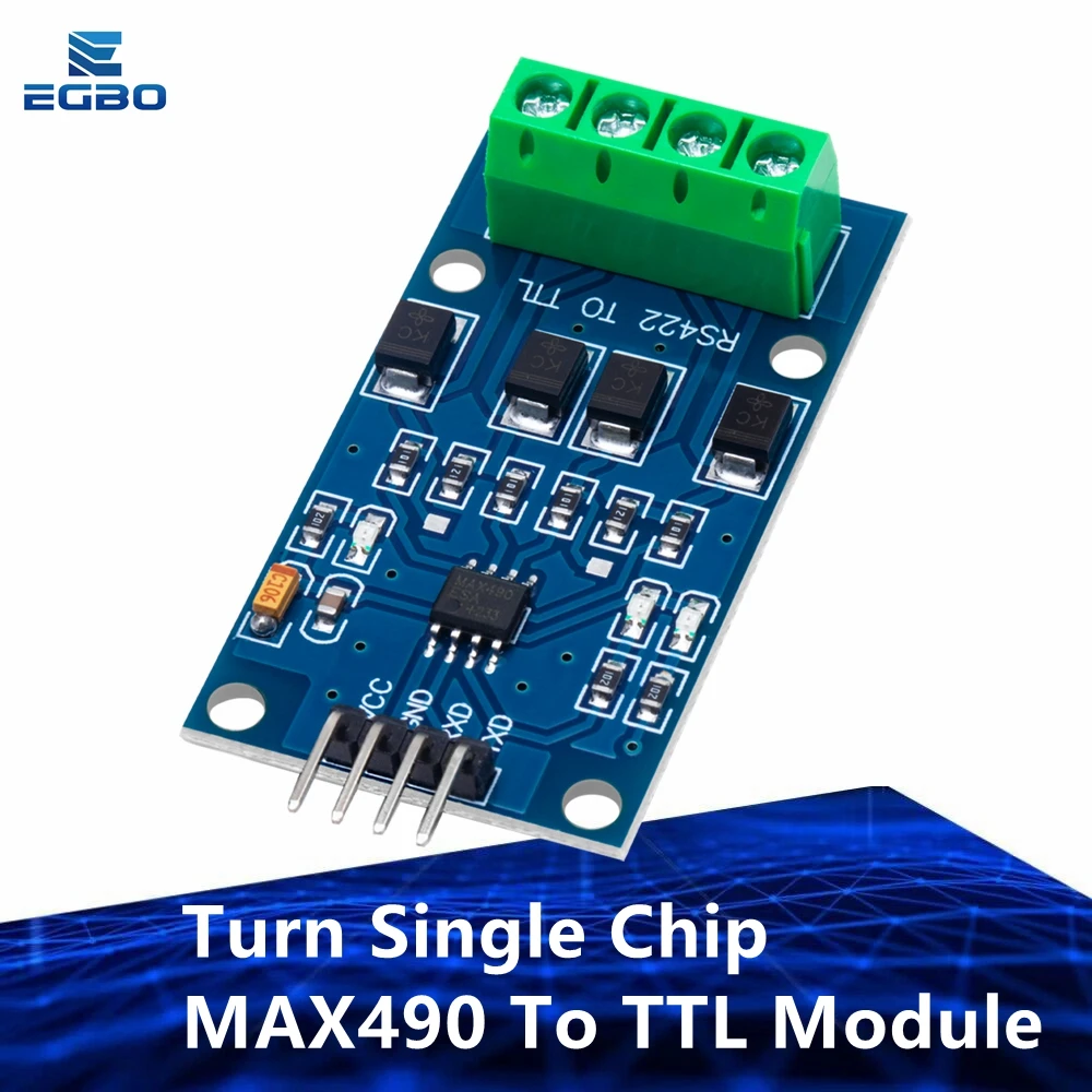 1~10PCS RS422 Mutual Conversion TTL Two-way Signal Module Full Duplex 422 Turn Single Chip MAX490 To TTL  Mutual Conversion