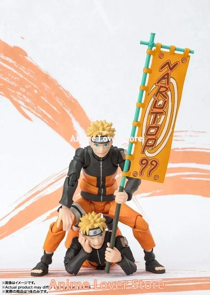 In-Stock BANDAI S.H.Figuarts shf NARUTOP99 Edition Naruto Uzumaki Sakura Haruno Namikaze Minato Itachi Uchiha  Anime Figures