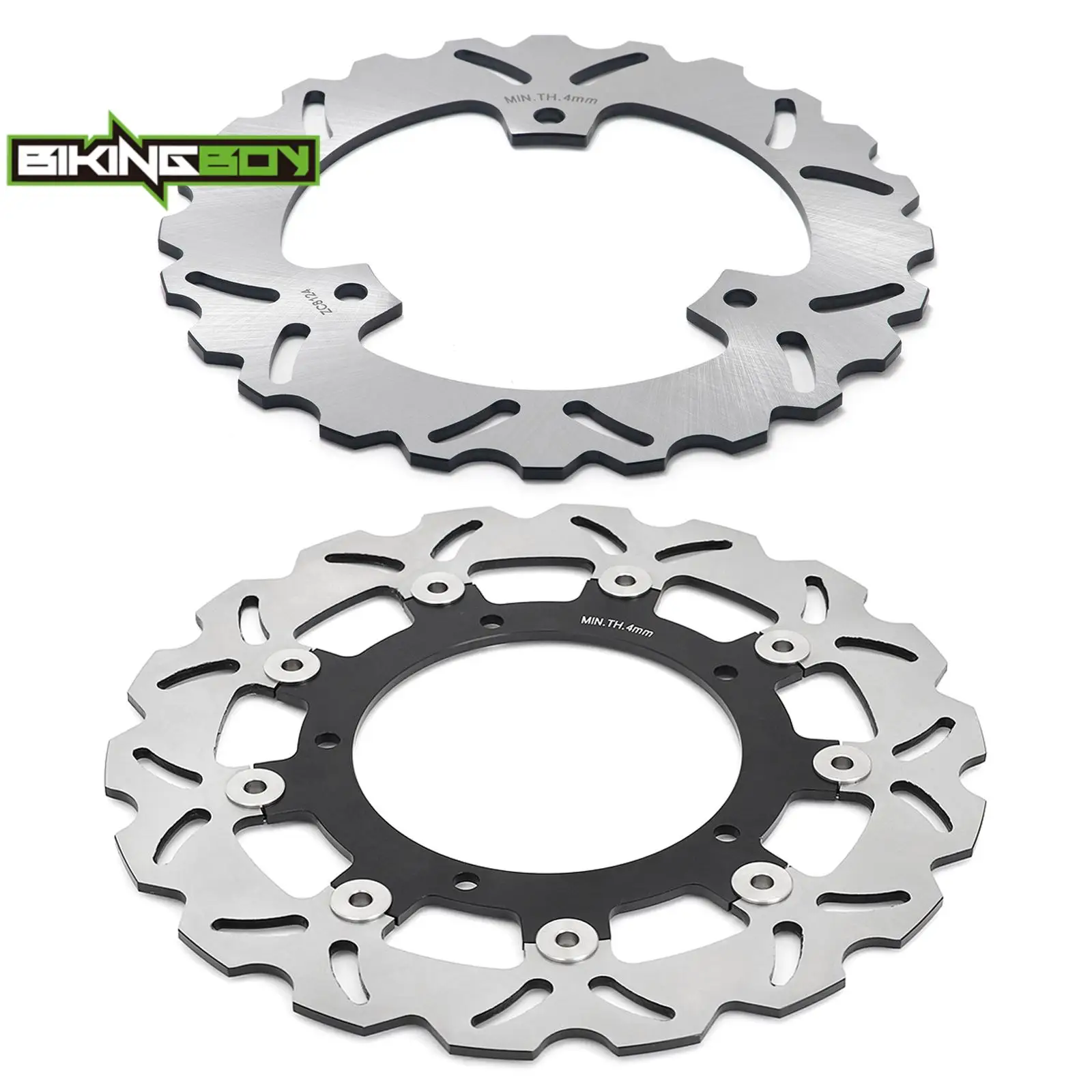 BIKINGBOY For Yamaha MT-03 2016-2023 R25 250 2014-2023 YZF R3 15 16 17 18 19 20 21 22 23 Front Rear Brake Discs Rotors Disks Set