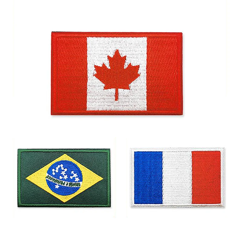 Embroidered Flag Armband Hat Flag, Bag, Clothing Patch, Backpack Decorative Flag Embroidered Cloth Patch Decoration Stripe