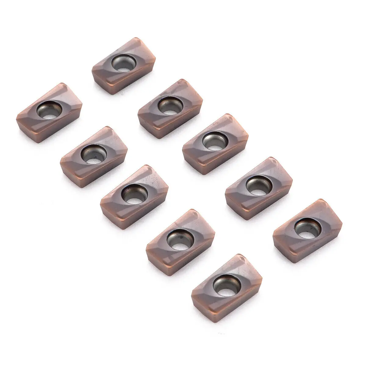 10Pcs For 400R APMT1604PDER-H2 Carbide Inserts APKT1604 25R0.8 Indexable inserts