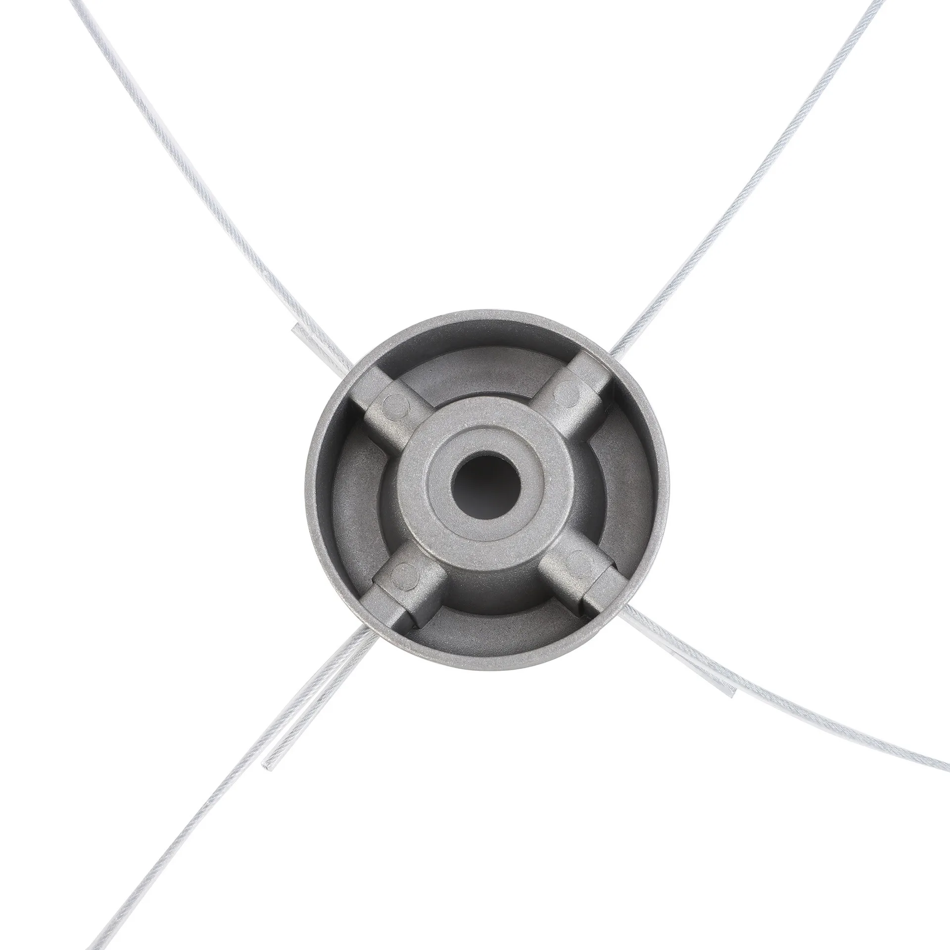 【Hot】Aluminum Trimmer Head 5/8 inch/15mm Through Hole Fit String Trimmer Replacement Head Wire Rope