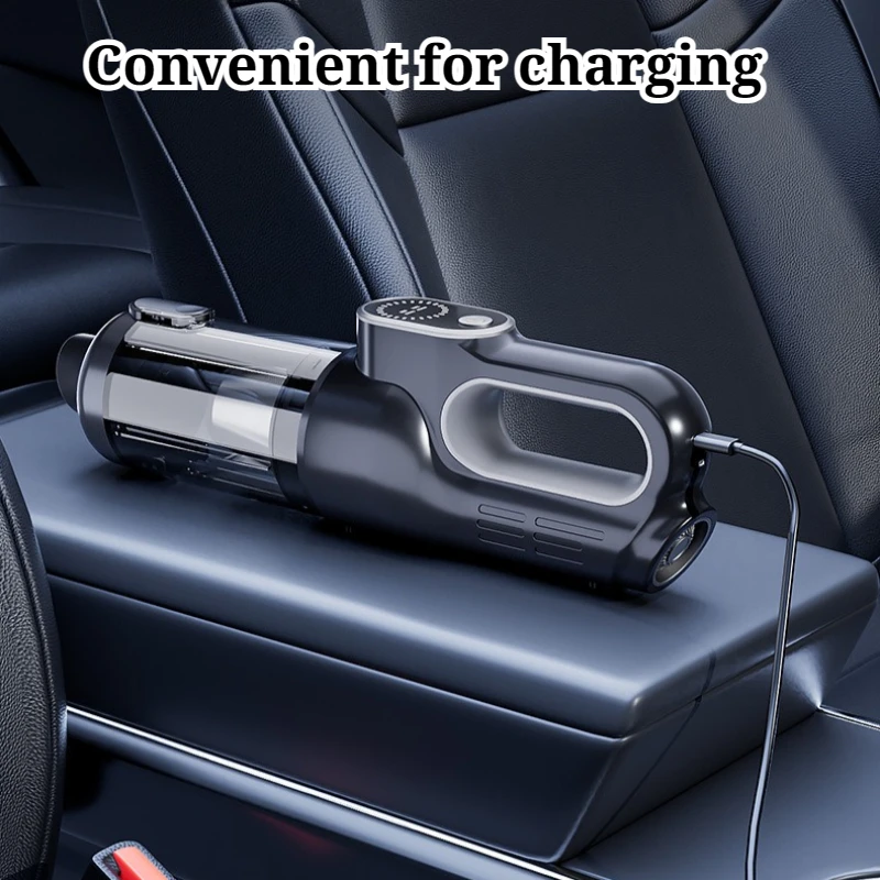 Car vacuum cleaner wireless one-button dust dump high-power portable vacuum cleaner large suction mini handheld vacuum cleaner view 4