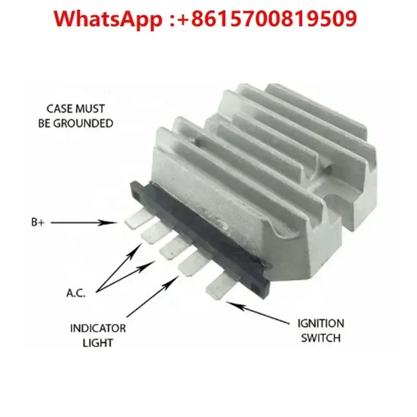 Replacement Parts 12V Voltage Regulator 129150-77710 Fits Yanmar Tractor F37D F49D F215 (2 Pieces)