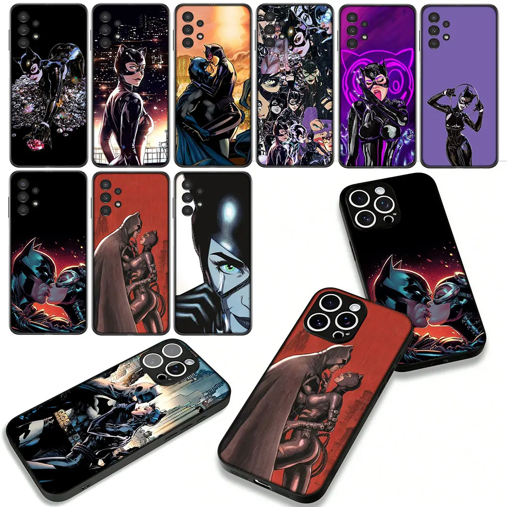 Чехол Selina Kyle DC Movie Batmans Cat для Samsung Galaxy A55 A56 A25 A21S A34 A54 S9 S20 S21 FE A53 A13 A12 A14 A33 A70 A71 A51