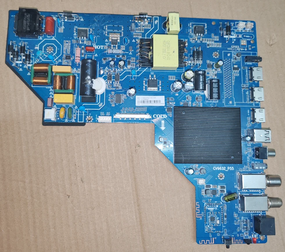 اللوحة الأم لتلفزيون شبكة WiFi CV9632_P55، تم اختبارها جيدًا، صورة مادية لـ 125V---180V 600MA #1