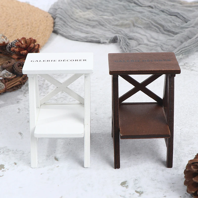 Présentoir de meubles de maison de beurre, support floral en bois l'inventaire, modèle 1:12