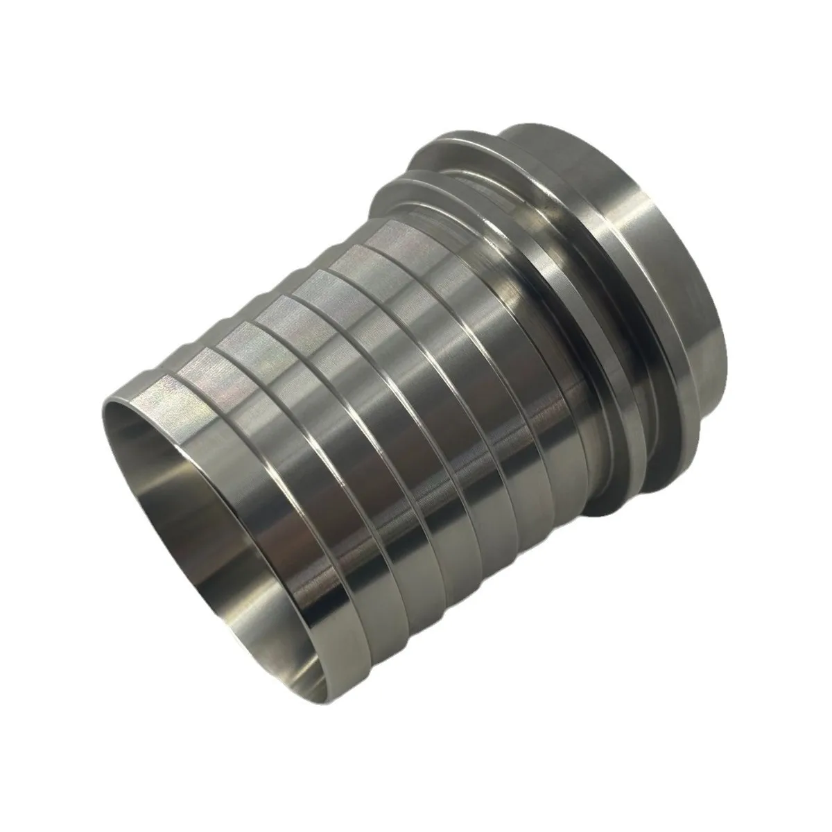 304/316L Food Hygiene Grade Chuck Pipe Tail Joint, Stainless Steel Welded Gusset Pipe Fitting Welded Type