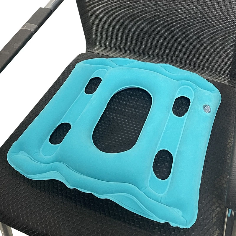 Inflatable Square Chair Seat Pad Hip Support Hemorrhoid Sciatic Nerve Tailbone Pain Relief Hip Massage Donut Seat Cushion