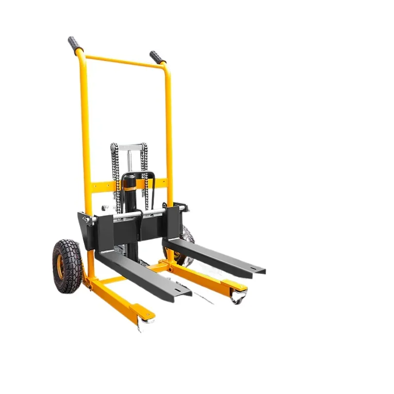 수동 미니 지게차 소형 리프트 스태커 유압 팔레트 수동 지게차