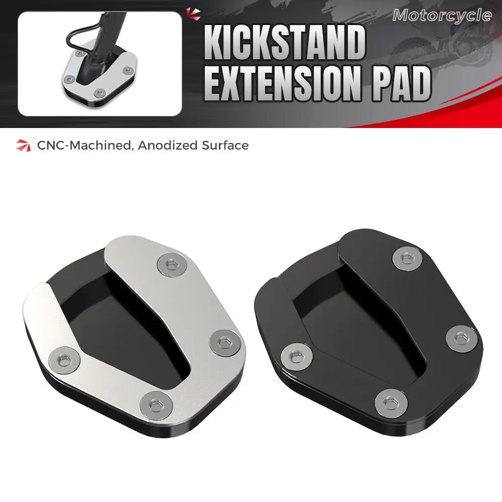 

V 100 Motorcycle Bike Kickstand Extender Foot Side Stand Extension Foot Pad Support Plate For Moto Guzzi V100 Mandello 2023 2024