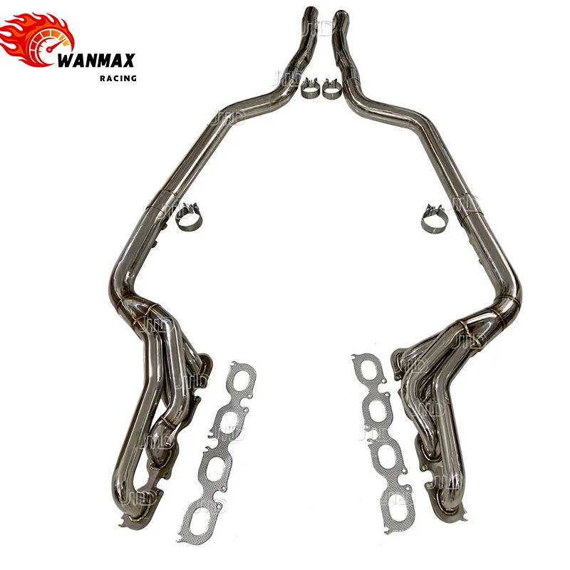 High Performance Stainless Steel Exhaust Headers for Mercedes W204 C63 AMG M156 6.2L V8 - Racing Manifold Pipes Upgrade
