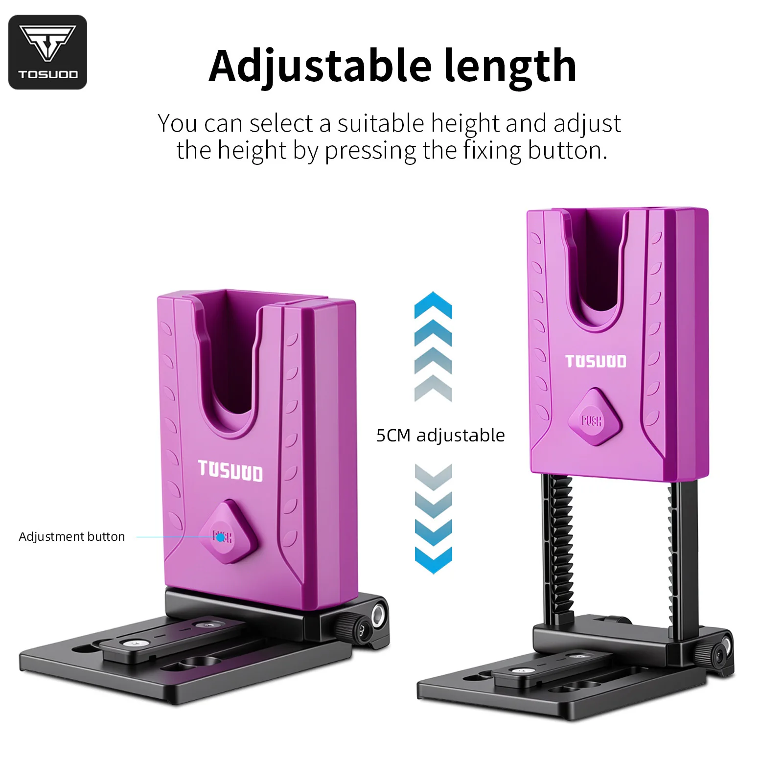 TOSUOD Bicycle Parking Stand Portable Folding Kickstand Bicycle Parking Stand Aluminum Alloy Parking Stand