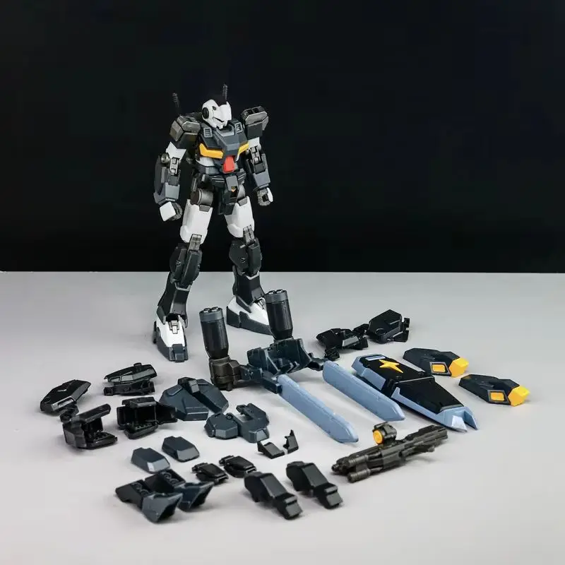HG 1/144 G-Line Nero Armatura Standard Modello RX-81ST Kit Modello di Montaggio, Figura Articolata Mecha Giocattolo Da Collezione Desktop Ornamento