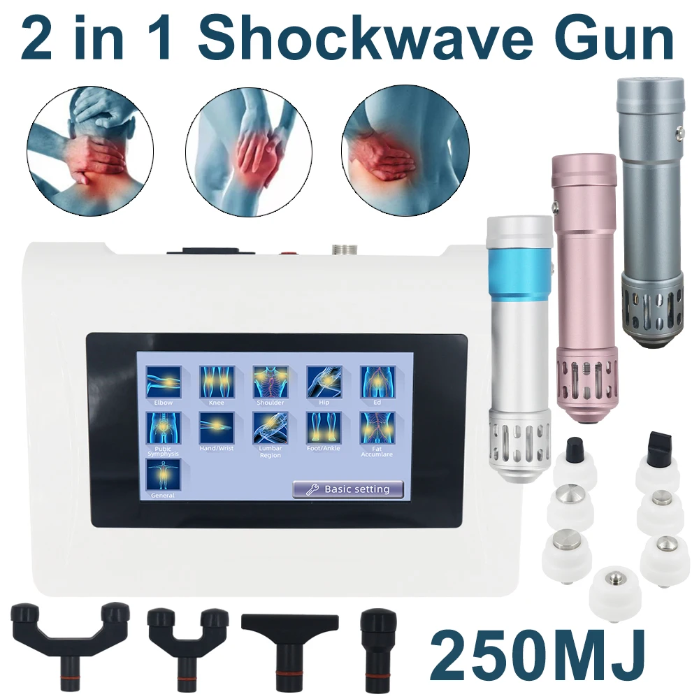 

2in1 Shockwave Therapy Machine And Chiropractic Tool For ED Erectile Dysfunction And Tibial Stress Syndrome Relief Pain Massager