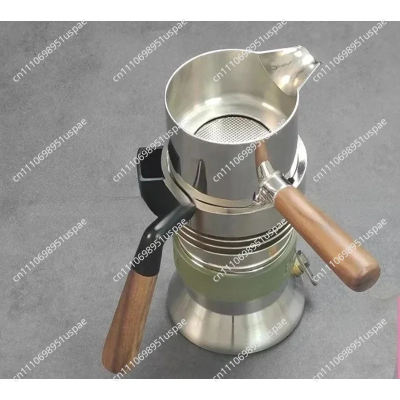 Suitable for 316 stainless steel titanium alloy steam extraction outdoor latte coffee machine 58MM