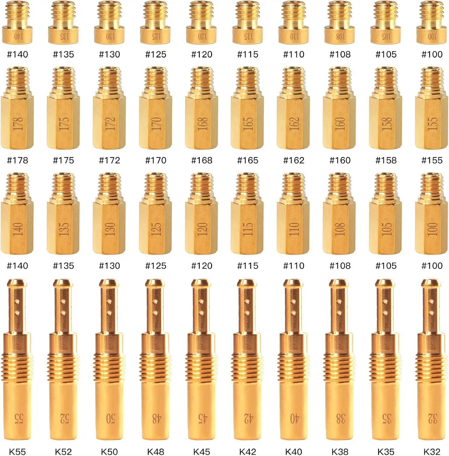 40PCS Carburetor Ma…