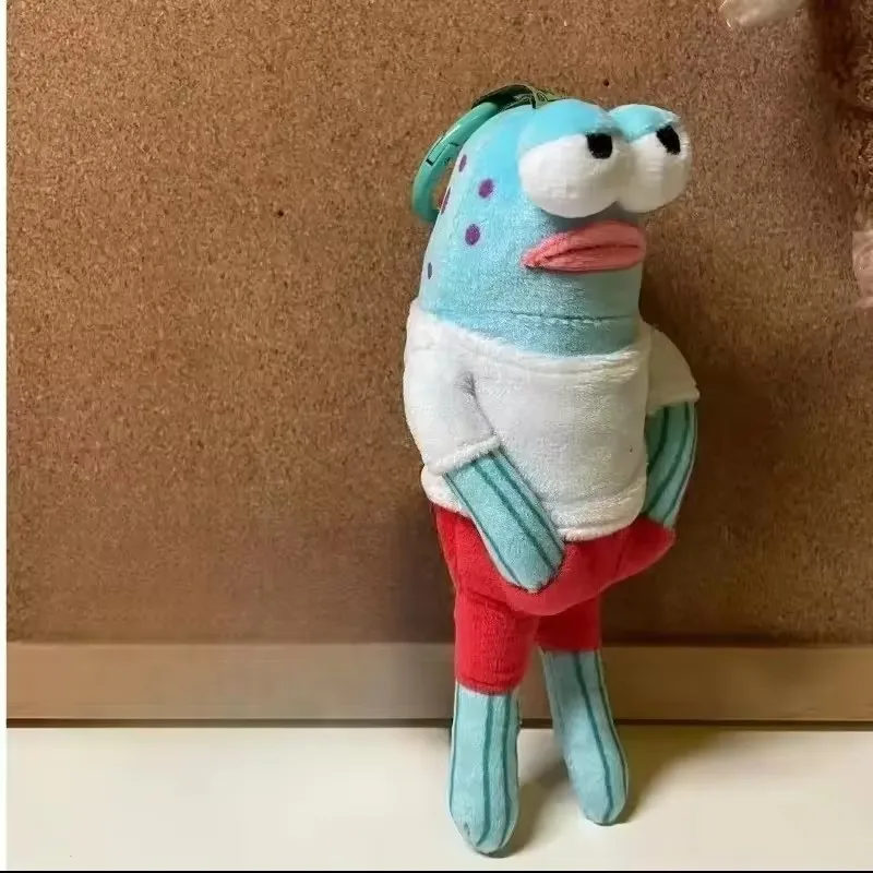 Potdemiel Bikini Bottom Resident Plüschfigur Schlüsselanhänger Taschenanhänger Dekoration Plüsch-Schlüsselanhänger Spielzeug – Detail 9