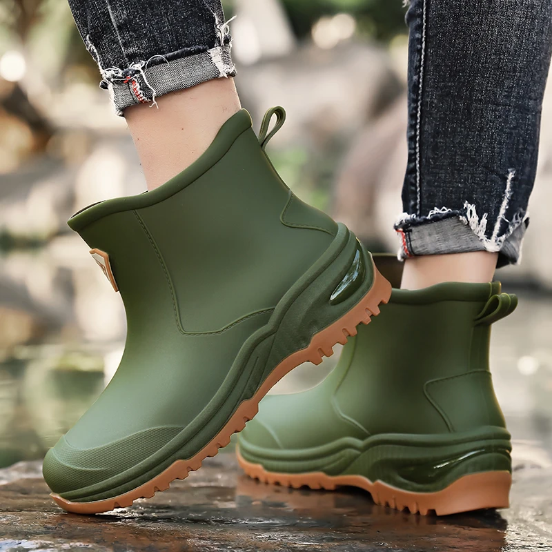 Men's Rain Boots Anti-Slip Wea - Fishing Boots 评论和价格