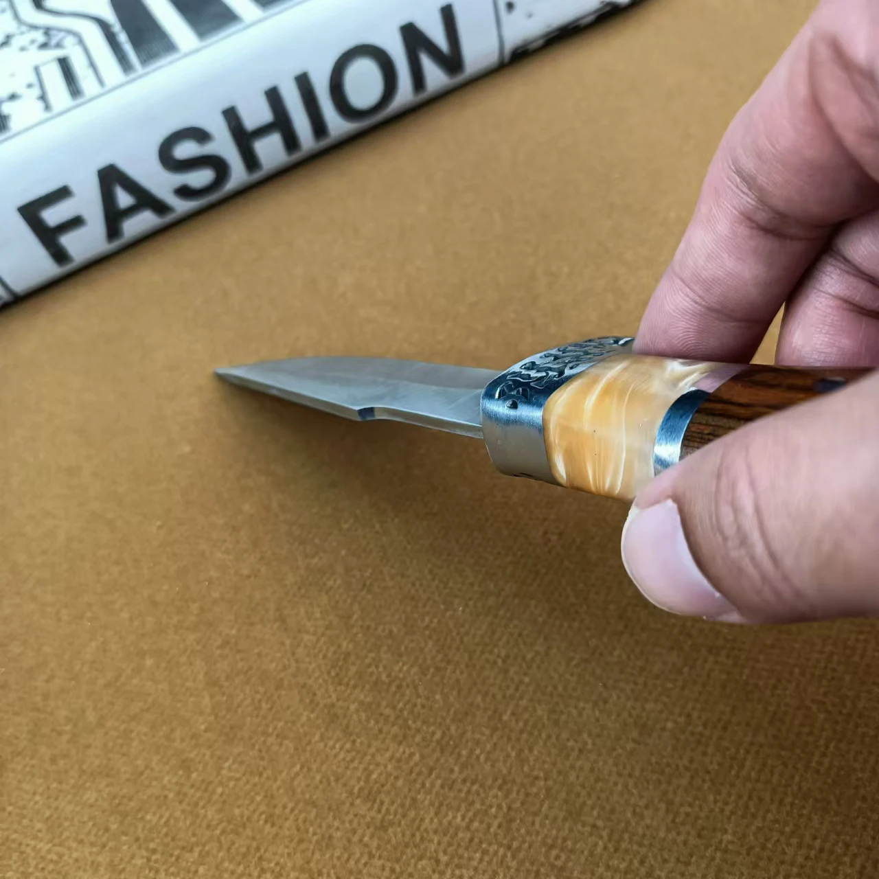Outdoor camping home portable sharp stainless steel peeling fruit knife hand, meat knife, multifunctional knife, barbecue knife image 5