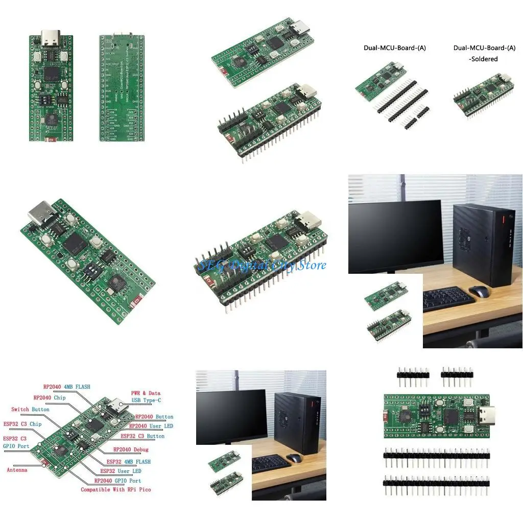 

U75B Expand Your Possibilities RP2040 and ESP32C3 Integration Development Boards Accelerate Your Development Process