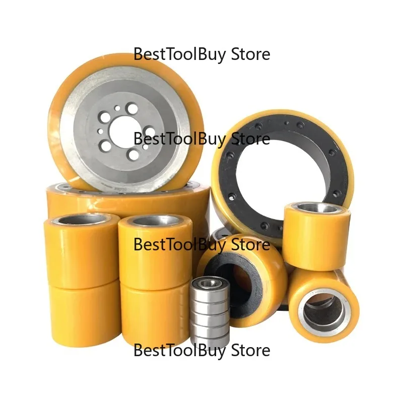 

Electric Forklift Wheel - PU Polyurethane Load Bearing Drive Wheel for Pallet Jack Replacement Parts