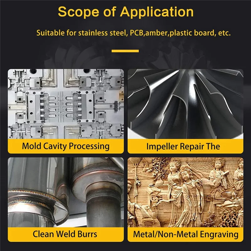 

A15F-10PCS Набор твердосплавных фрез для Dremel, совместимый набор твердосплавных фрез Mars-Rock