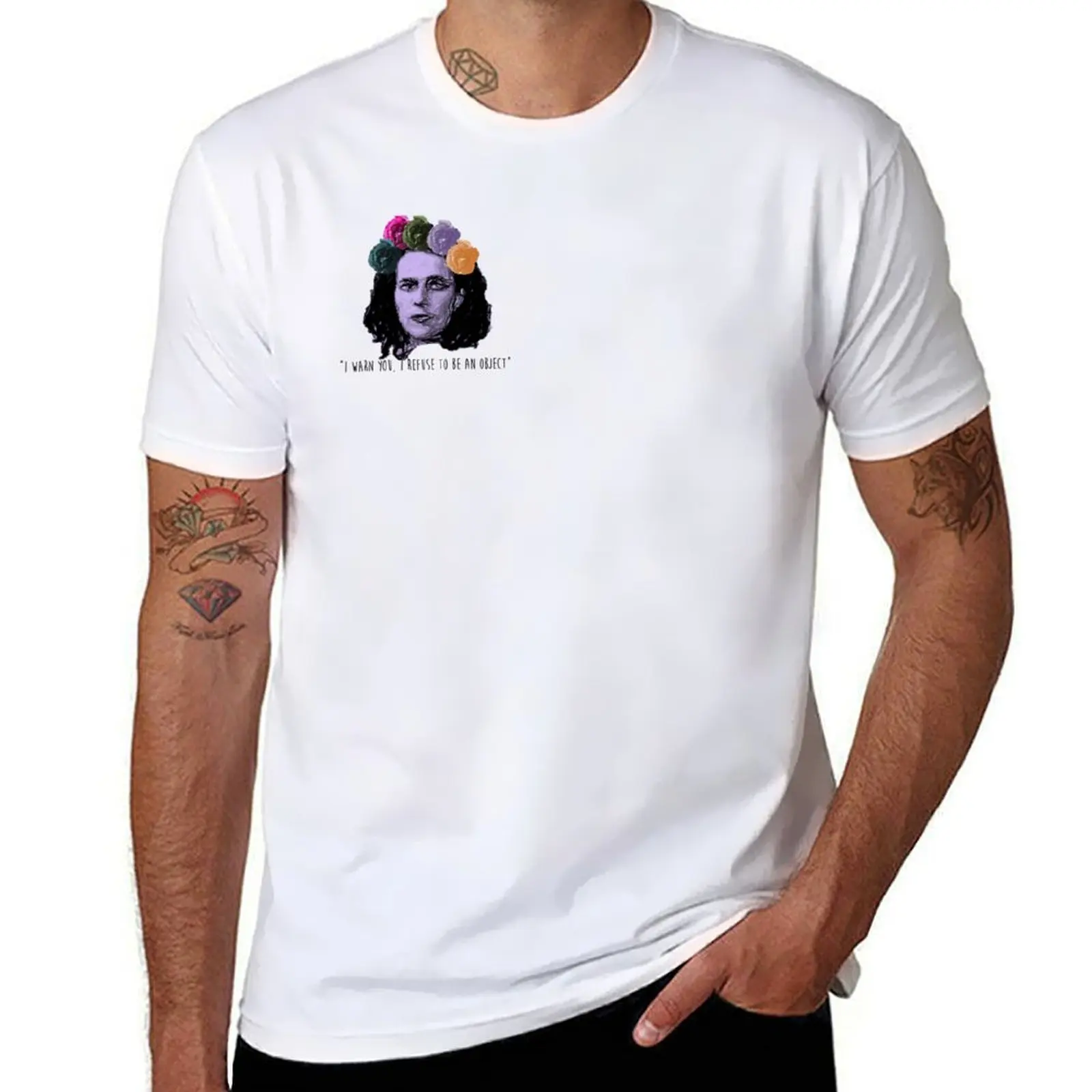 

I refuse to be an object by Leonora Carrington T-Shirt anime t shirts oversize t shirts for man cotton T-Shirt
