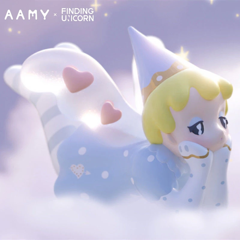 Original trouver licorne AAMY fondu avec vous série boîte aveugle mignon Action Anime Figure modèle concepteur poupée cadeau enfants jouet à la mode