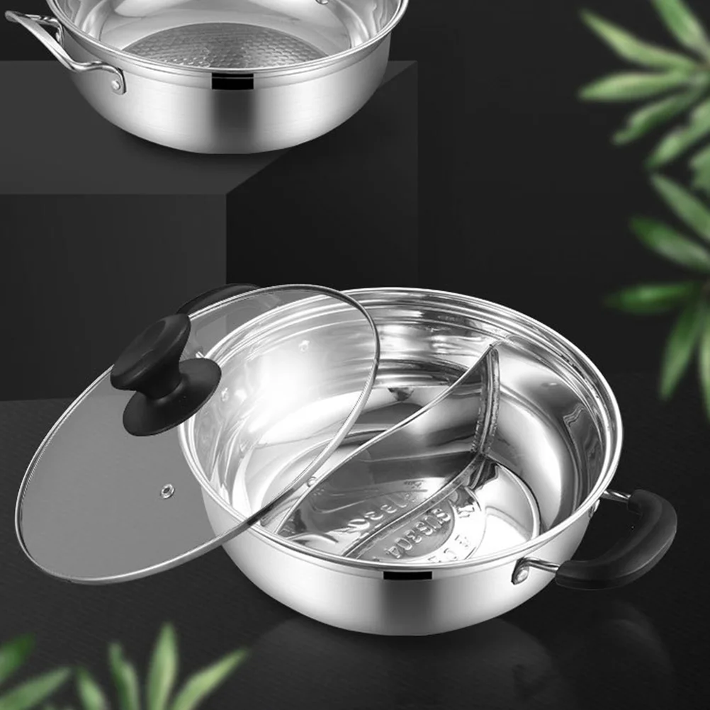 

1pc Stainless SteelPot 304 Non-Rusting Design for Induction Gas Electric Stoves Conduction Kitchen Supply