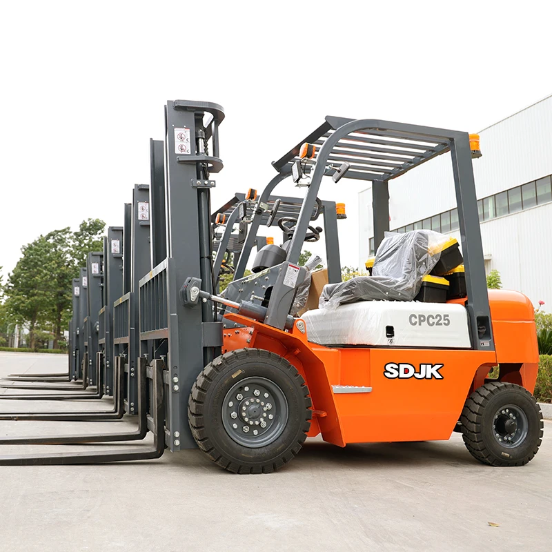 Factory Customizable Price New Forklift SDJK 5 Ton Diesel Forklift CPC50 with Fork Positioner and Side Shift