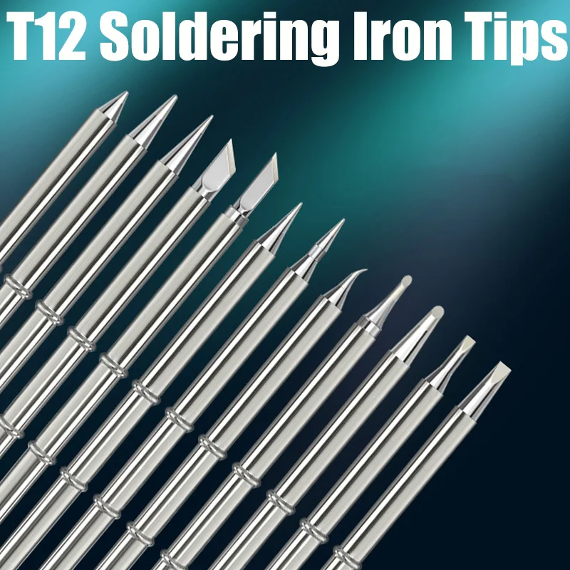 T12-I BC2 BC3 ILS J02 JL02 D24 T12 Series Replace Soldering Iron Tips for Hakko Fx951 DIY Soldering Station Kits