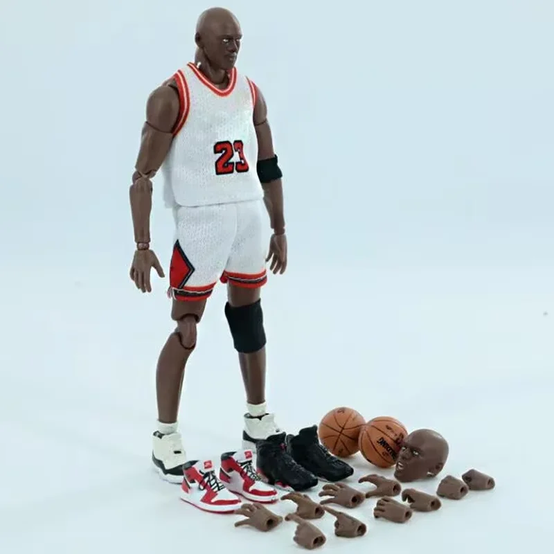 17cm anime basketball star Michael Jordan No. 23 movable doll statue model collection ornaments toy gift