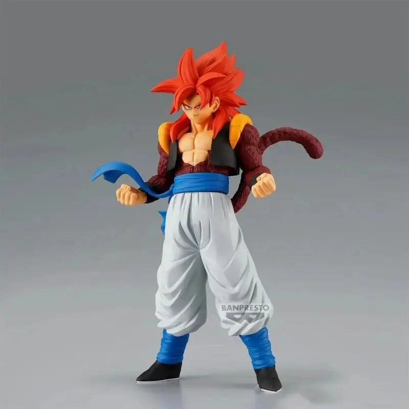 Bandai Banpresto Original Dragon Ball Gt Solid Edge Works Deployment Gogeta Anime Action Figures Model Ornaments Decoration Toy