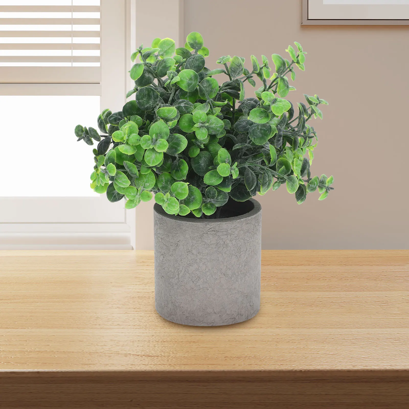 

Artificial Green Plants Potted Faux Indoor Simulated and Greenery Shrubs Decor Realistic