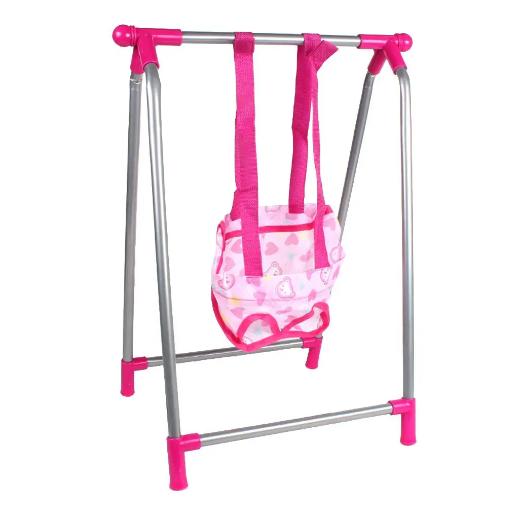 Realistische kinderstoel simulatie schommel meubilair speelgoed speelset voor poppen 9 tot 12 inch poppenhuisgebruik