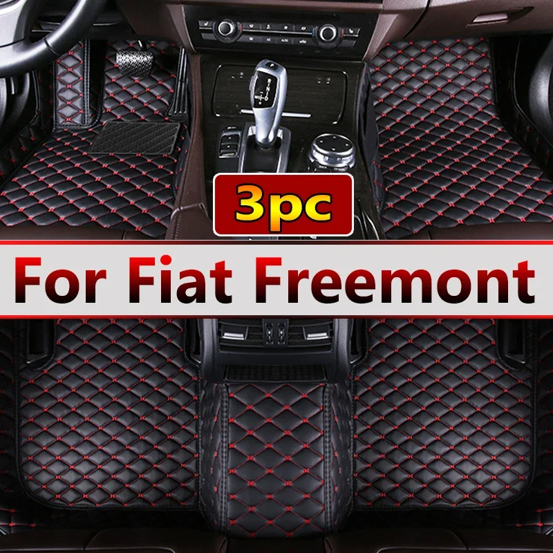 Car Floor Mats For Dodge Journey Fiat Freemont 2011~2019 7seat Waterproof Tapetes Para Automovil  Matts   Accessories