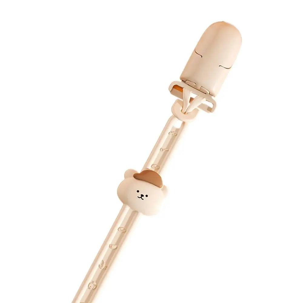 

Soft Cute Food Grade Anti-drop Non-slip Bear Baby Pacifier Chain Lanyard Pacifier Clips Chains Molar Chain