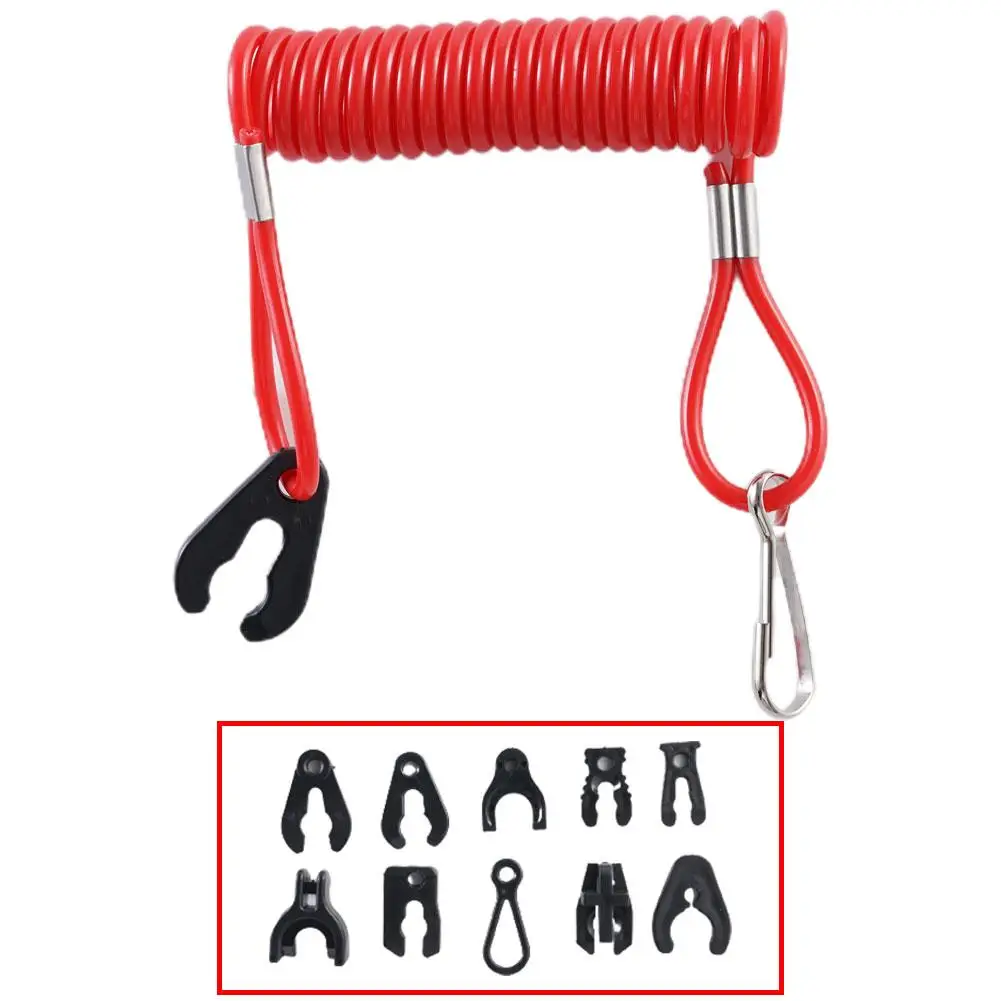 Deduction Extinguishing Rope For Outboard Engine Extinguishing Switch Safety Rope Motorboat Emergency Safety Rop C6F5