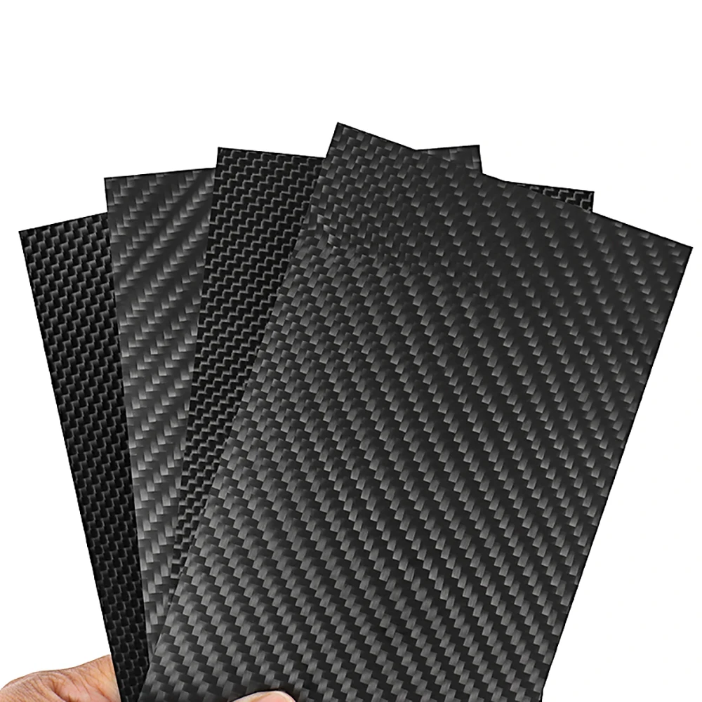 

1Pcs Full 3K Carbon Fiber Board Sheet High Strength Carbon Fiber Plate Thickness 0.2mm 0.4mm 0.5mm 0.8mm 1.0mm 1.5mm 2mm