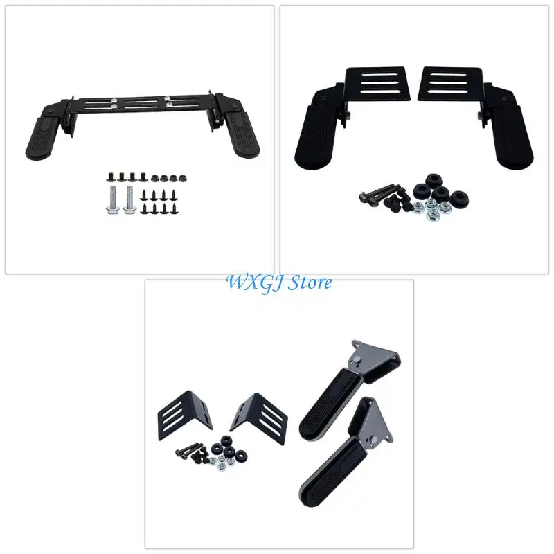 

37JE Foldable Footpegs Replacement Pedals Electric Bike Modification Front Pedals