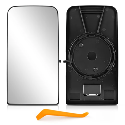 Imagen 2 del producto Para Freightliner Cascadia 2008-2017 espejo retrovisor lateral de coche con calefacción espejo retrovisor de vidrio transparente superior Flate espejo convexo inferior