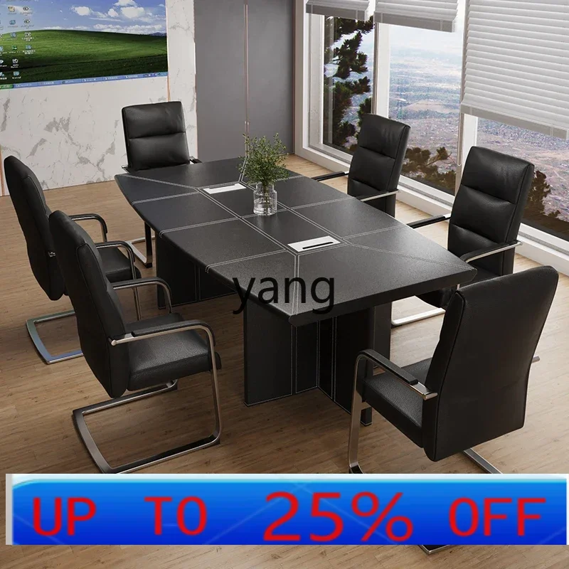 

LTT advanced sense light luxury conference table long table simple modern training table