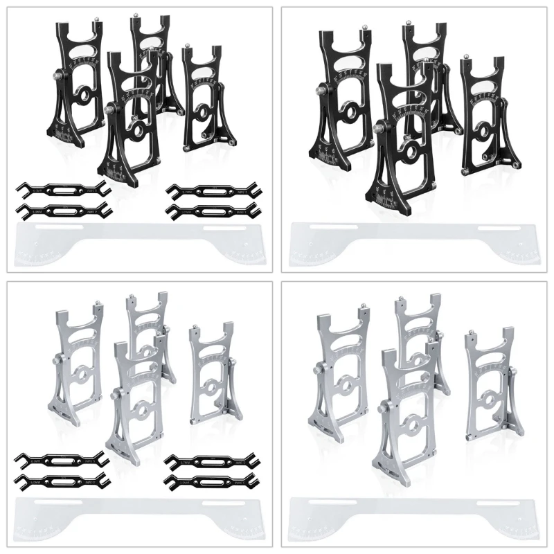 

Practical Remote Control Car Tuning Set for Accurate and Toe Measurements Designed for 1/7 1/8 Remote Models