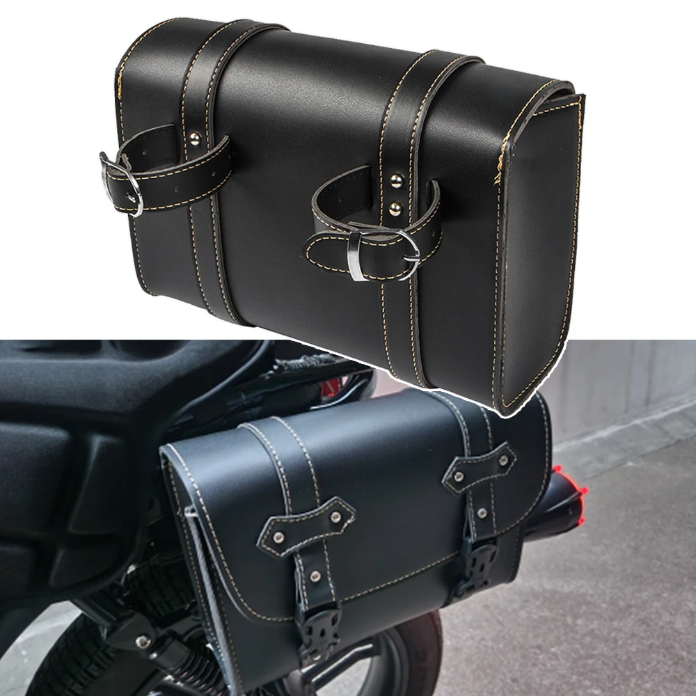 For Harley Sportster XL883 XL1200 S 883 1200 Universal Saddlebag Luggage For Yamaha XV250 XV125 Virago For Honda CMX300 CMX500