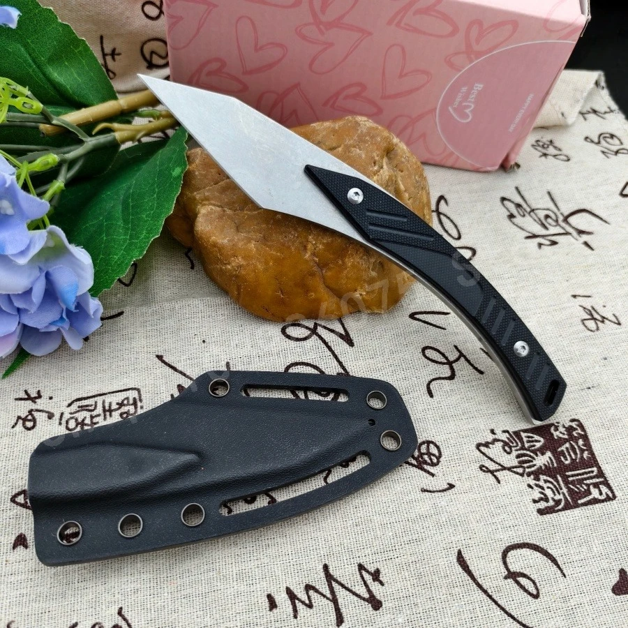 

KiRi Exploration Knife Multi-purpose Camping Adventure EDC Knife Cutting Tool Extremely Sharp 8Cr13Mov Blade G10 Handle