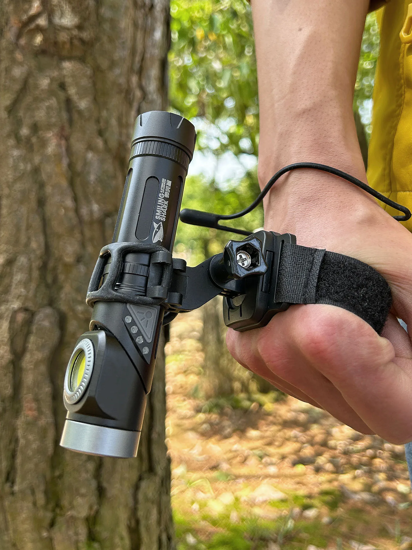 Outdoor Flashlight Bracket Wrist  Hiking Mountaineering Lighting Universal Compatible Interface Arm Lamp Clip Lamp...