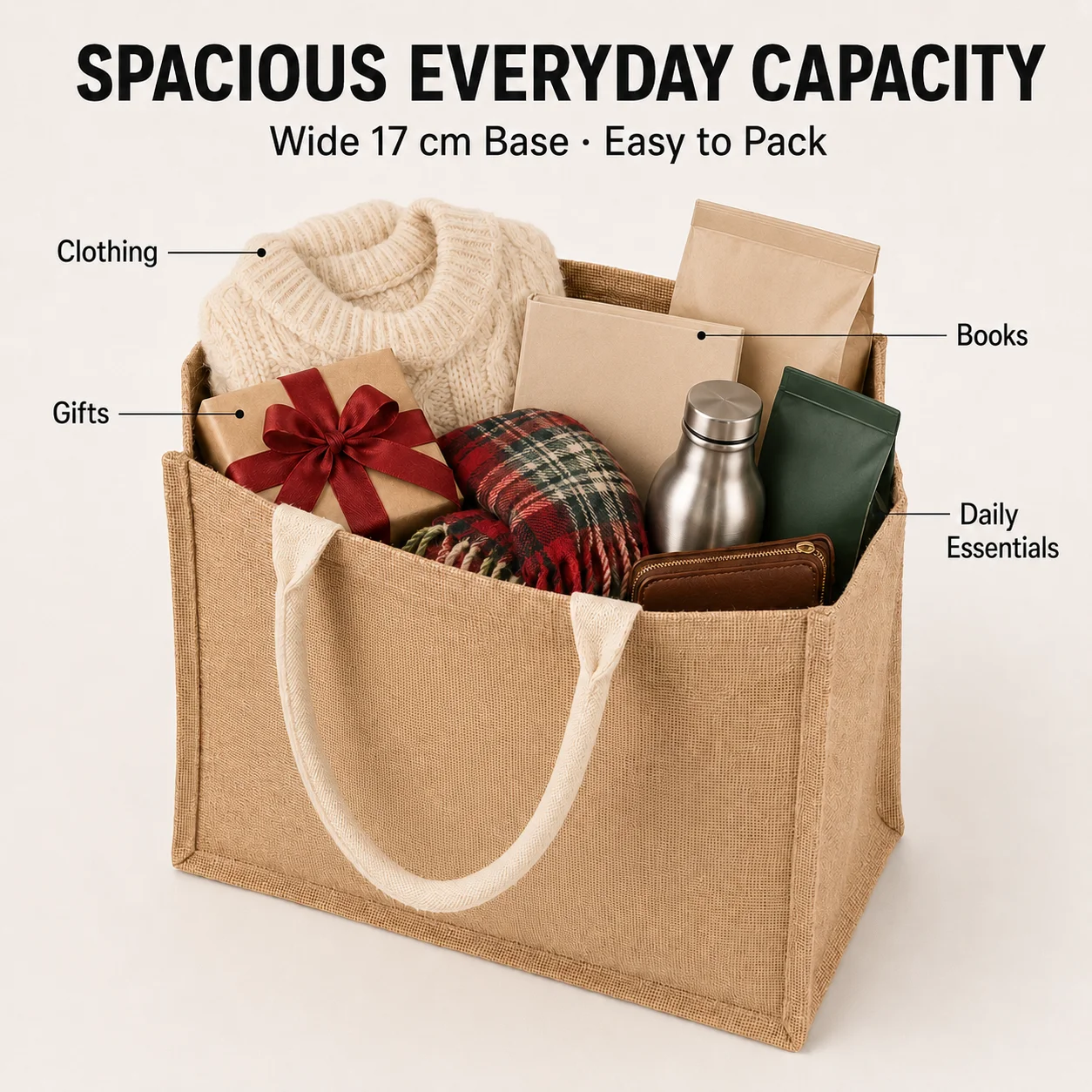 Borsa Tote Personalizzata da D - Women Bags Jute recensione e prezzo