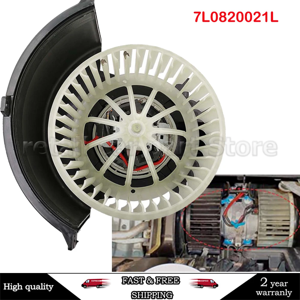 LHD Auto AC Heater Fan Blower For AUDI Q7 (4L) 3.0 TDI 176 KW 2967 CCM 240PS 2007 7L0820021L 7L0820021 4L1820021 7L0820021D